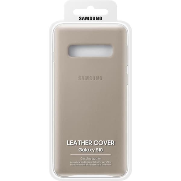 Samsung Lædercover S10 - Grå