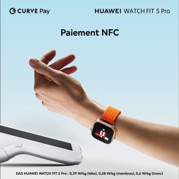 Smartklocka - Huawei - Watch Fit 5 Pro - Svart