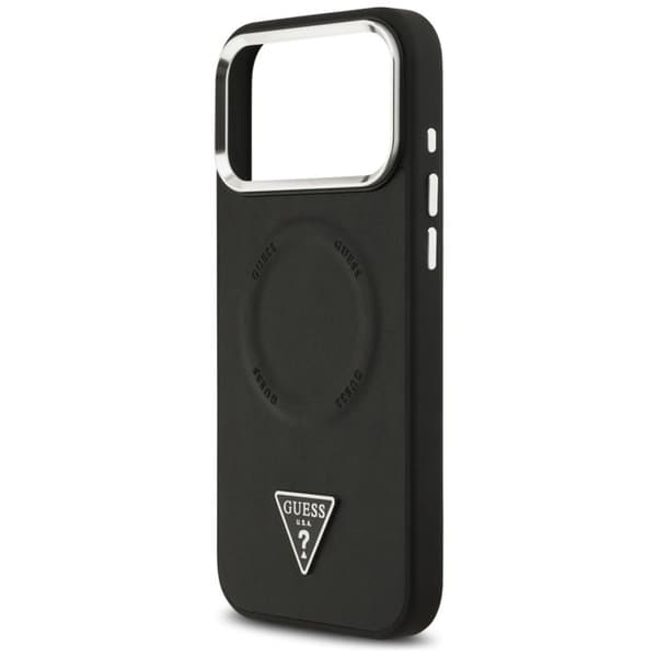 Coque Guess Hardcase Triangle Logo MagSafe til iPhone 17 Pro Max - Sort