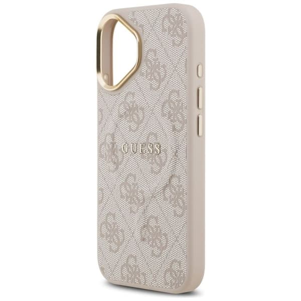 Coque Guess Hardcase 4G Classic MagSafe för iPhone 17 - Rosa
