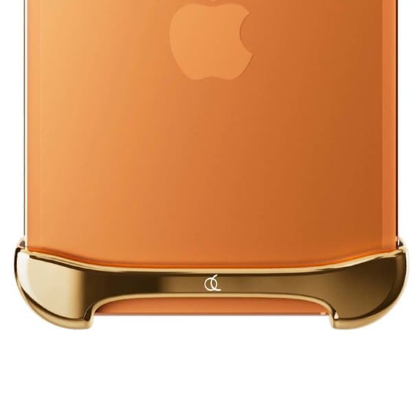 Skydd Design för iPhone 17 Pro Bumper Hölje i Robusta Aluminium Arc Pulse Guld