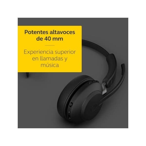 Trådlöst headset - Jabra - Evolve2 65 - USB-A - Bluetooth - UC-certifierat