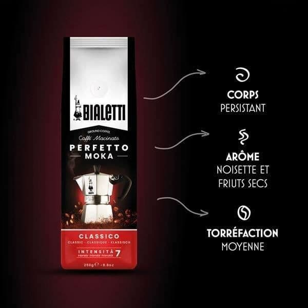 Bialetti Perfetto Moka Classique Malet Kaffe - BIALETTI