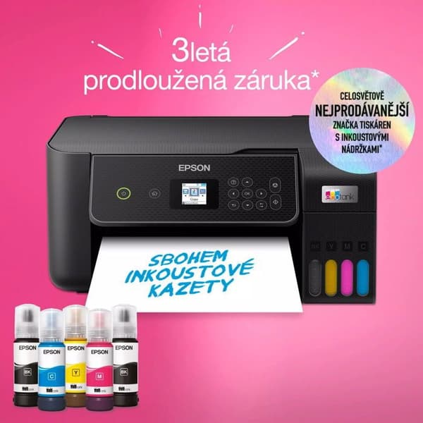 Multifunktionsskrivare - Epson - EcoTank L3280 - Bläckstråle - WiFi - A4