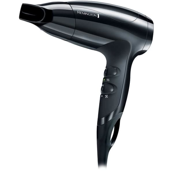 Kompakt hårtørrer - REMINGTON - D5000 - 2000 W - 2 hastigheder - Sort