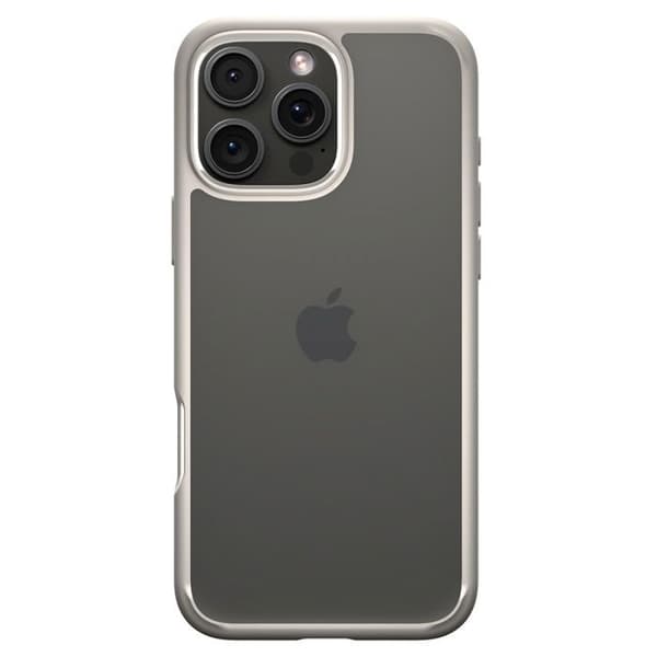 Spigen Ultra Hybrid Cover til iPhone 16 Pro - Natural Titanium