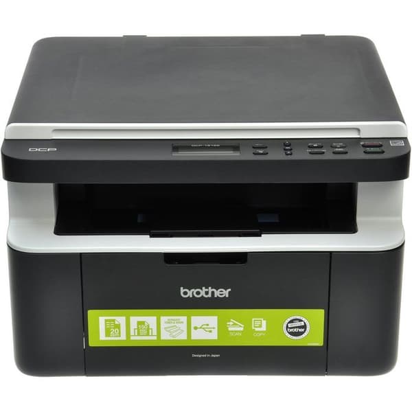 Multifunktionslaserprinter - Brother - DCP-1512E - Sort/hvid - 20 ppm - A4