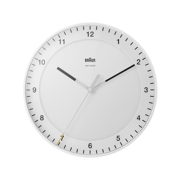 Braun BC17W-DCF klassisk radiostyrd väggklocka