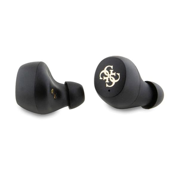 Guess 4G Metal Logo - TWS ENC Bluetooth Headset + Opladningsetui (sort)