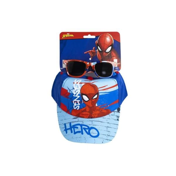 Keps - SPIDERMAN - Solglasögon - UV-skydd - Justerbar - Barn 3 år