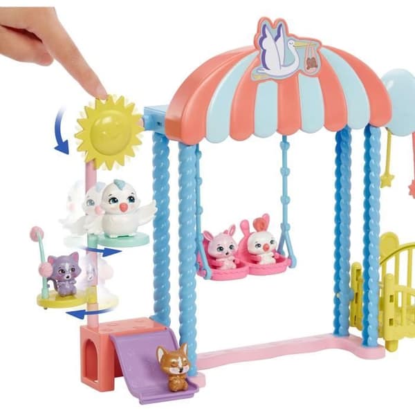 Enchantimals tilbehør til dukkesæt til dyrehave