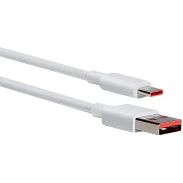 USB-A til USB-C kabel - XIAOMI - Mi - 6A - 1m - Hvid - USB-C kompatibel