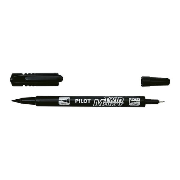 PILOT - Permanent marker Twin Marker sort