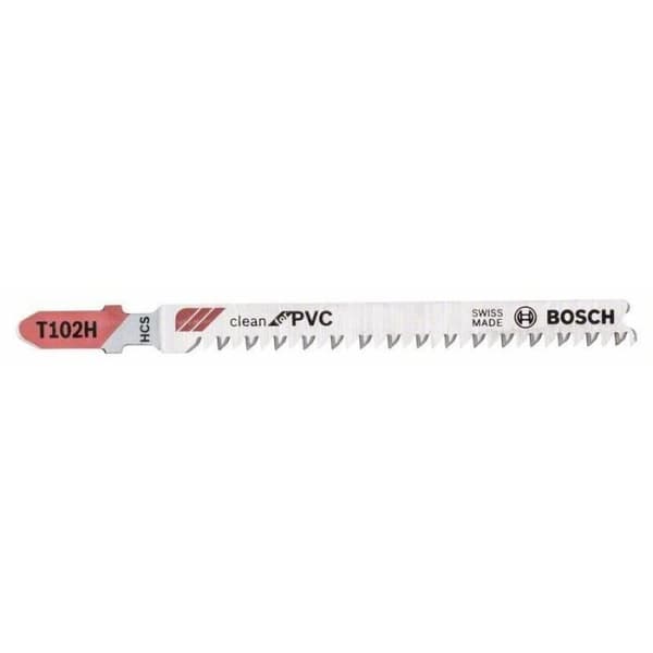 BOSCH Stiksavblad T 102 H - ideelt til PVC - 3 stk.