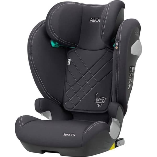 AVOVA Sora-Fix - bilsæde - gruppe 2 og 3 - isofix - Koala Grå