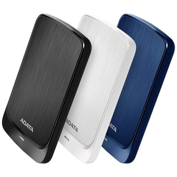 ADATA HV320 extern hårddisk - 1000 GB - USB 3.1 - Vit