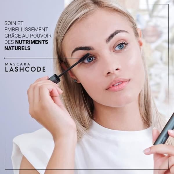 Mascara - Lashcode - 10ml - Förlängande - Förtjockande - Ultra-svart