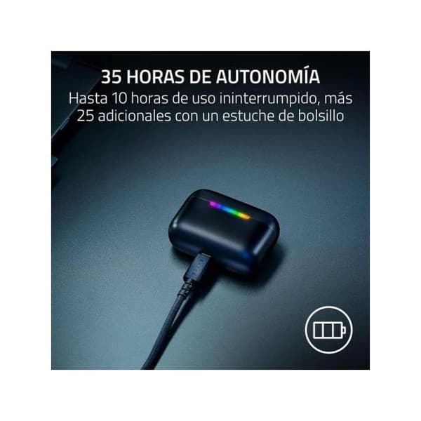 In-ear høretelefoner - RAZER - Hammerhead V3 X - Trådløs Bluetooth & RF - ANC - Sort