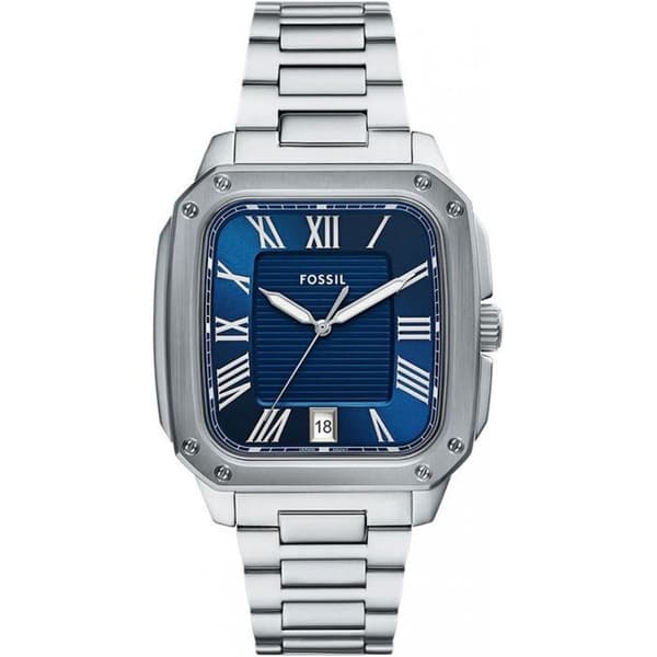 FOSSIL FS6121 herreur i marineblå farve, mode stil.