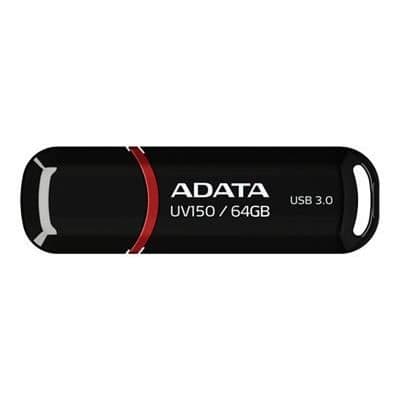 ADATA UV150 64 GB USB-minne - USB 3.0 - Svart