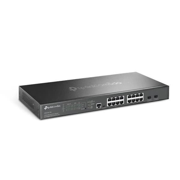 TP-Link Omada SG3218XP-M2 Managed L2+ Switch 16 Porte 2.5G Ethernet PoE+ Sort