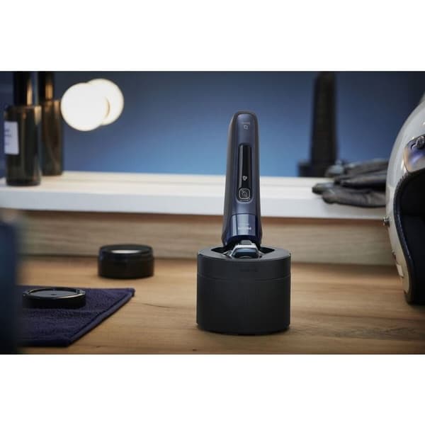 Skægtrimmer - PHILIPS - S7885/55 - Trådløs brug - Vaskbar hoved - Blå