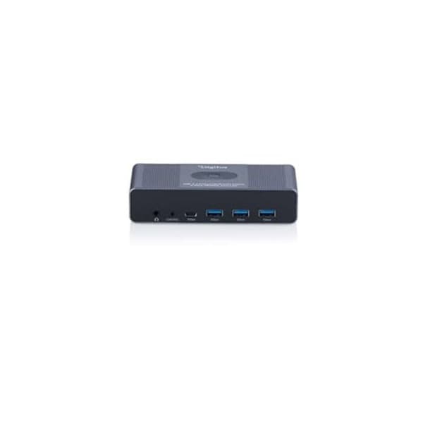 KVM-switch USB-C - 2 PC 2 skärmar - 3X USB-A 1x Typ-C - Lagstadgad garanti på 2 år