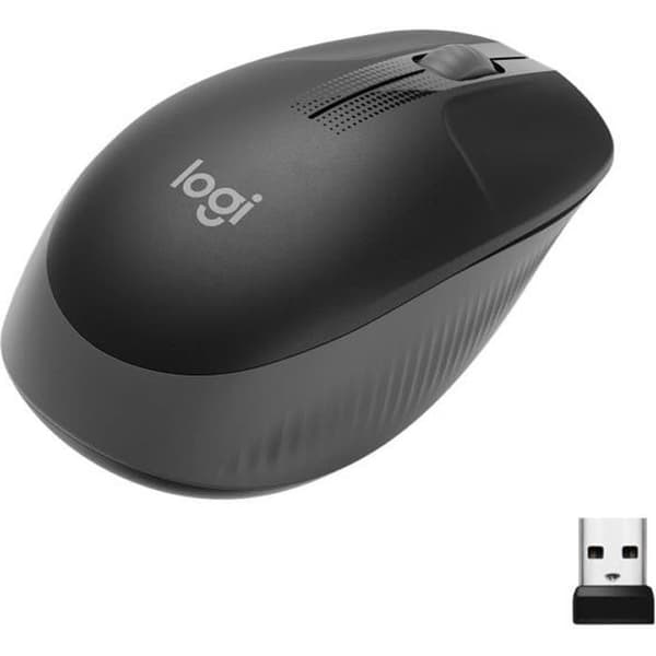 Mus - Trådlös - Logitech - M190 - Svart