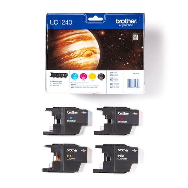 Brother LC1240 farve multipack blækpatroner