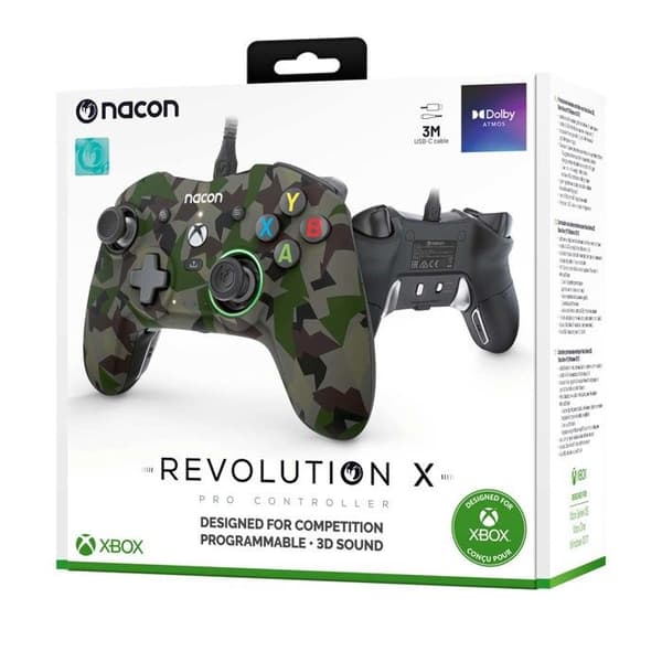 Spilcontroller - NACON - Nacon - Kablet - Skovkamouflage - Kompatibel med Xbox/PC