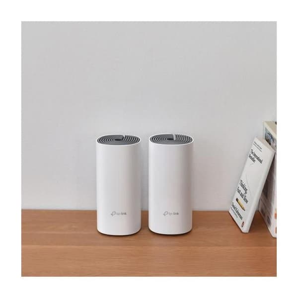 TP-Link Deco E4 1200Mbps Mesh-system - 2.4GHz 5GHz - Paket med 2