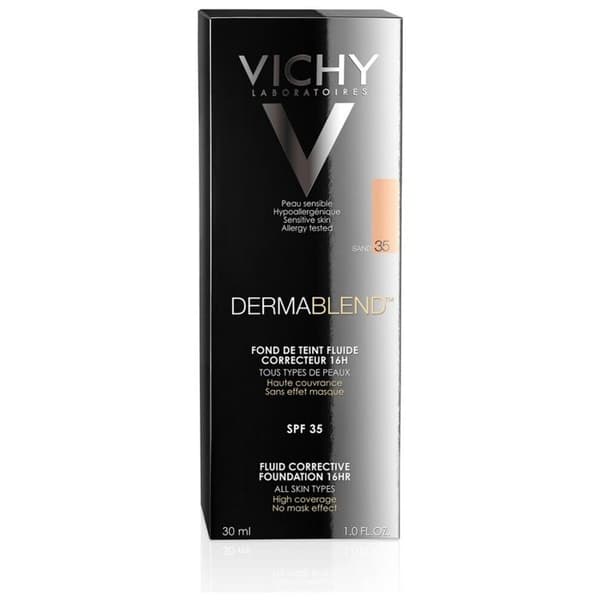 Dermablend flydende foundation Vichy - farve: 35 - sand 30 ml