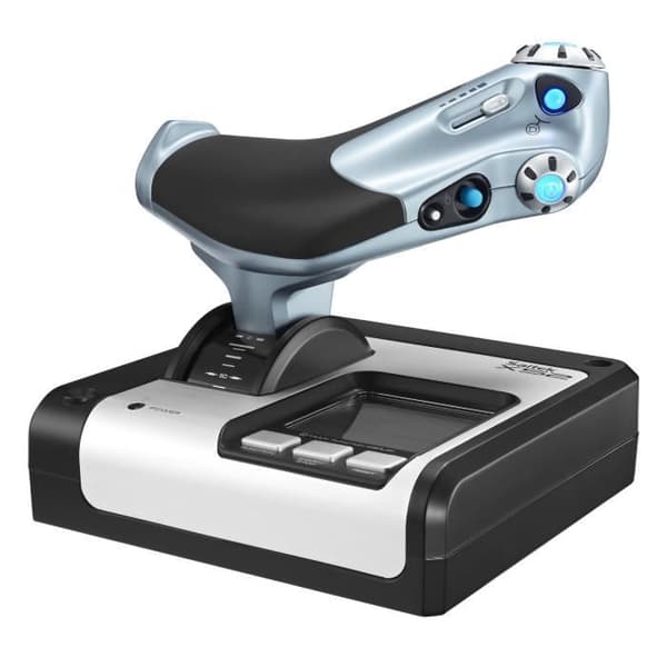 JOYSTICK SAITEK af LOGITECH X52 Flyvekontrolsystem