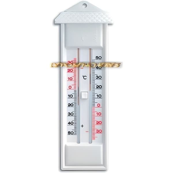 Udendørs mini-maxi termometer TFA hvid