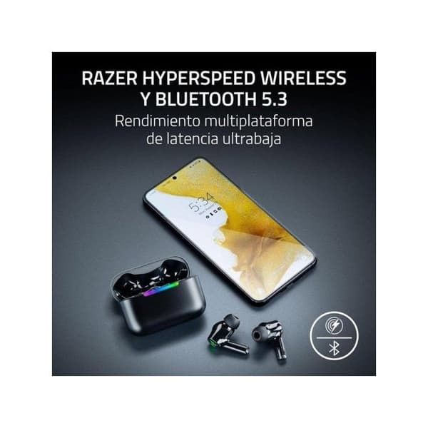 In-ear høretelefoner - RAZER - Hammerhead V3 X - Trådløs Bluetooth & RF - ANC - Sort