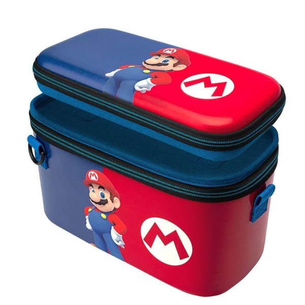 Opbevaringsboks - PDP - Pull N Go - Mario: Power Pose - Switch
