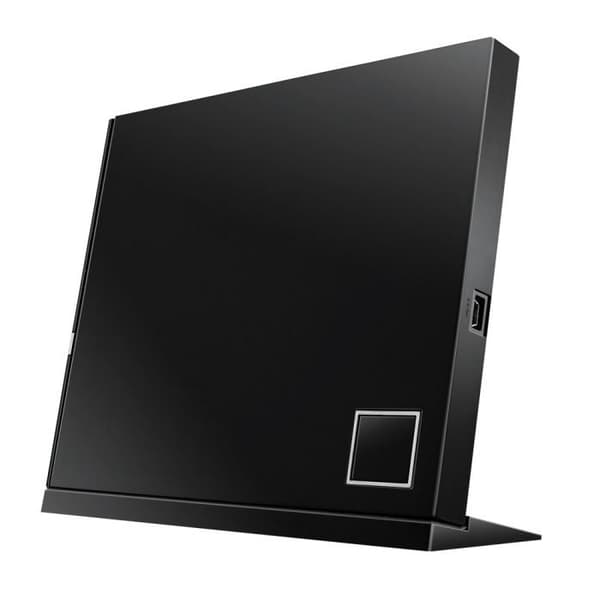 ASUS Blu-Ray og Genanvendelig Disklæser SBC-06D2X-U/G/AS - Sort