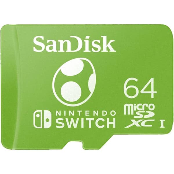 SANDISK minneskort - Nintendo Switch - 64 GB - Micro SDXC - Klass 10