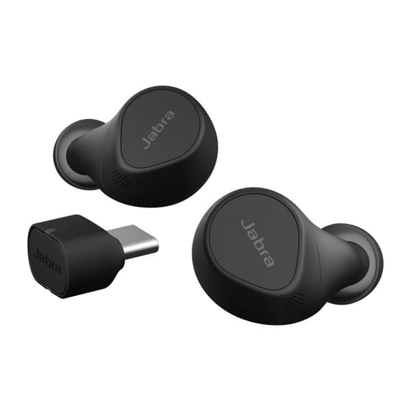 Hovedtelefoner - JABRA - Evolve2 Buds UC - Bluetooth - Aktiv støjreduktion - USB-C - Sort