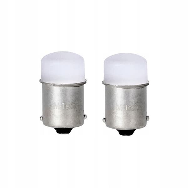 2 AMPOULER R5W A VIT LED BA15S 24 VOLT