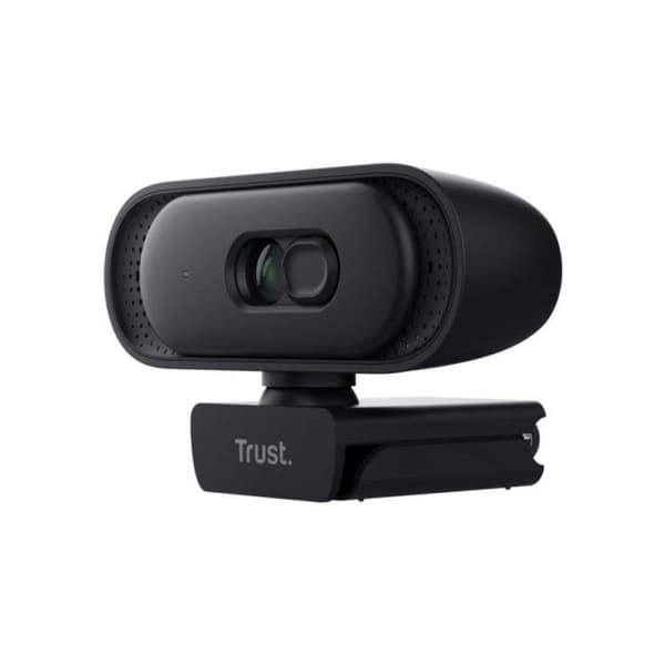 Trust Tomar Webcam 2K QHD 1440p 30fps, Indbygget Mikrofon, USB-C/USB-A, Sort