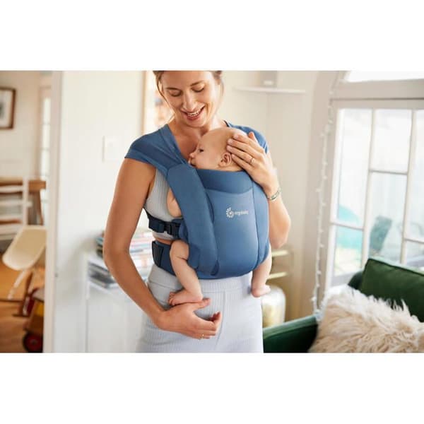 ERGOBABY - Nyfødt bæresele Embrace Mesh Blå