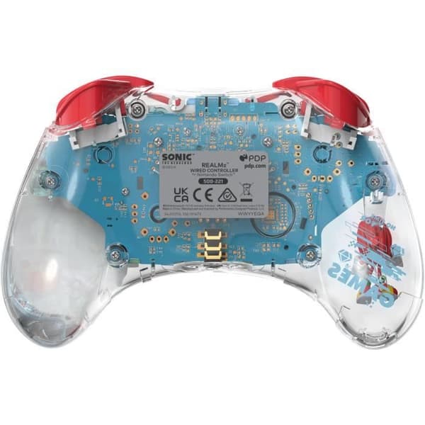 Kabelcontroller til Nintendo Switch™ - PDP - Realmz Knuckles - LED-belysning