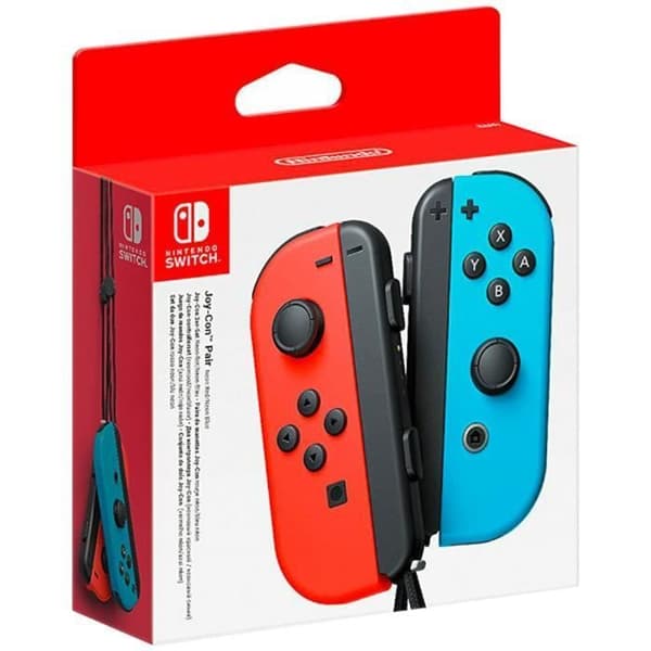 Et par Neon Red & Neon Blue Joy-Con controllere til Nintendo Switch