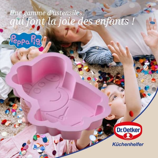 Silikone kageform 27 x 20 cm Dr. Oetker Peppa Pig