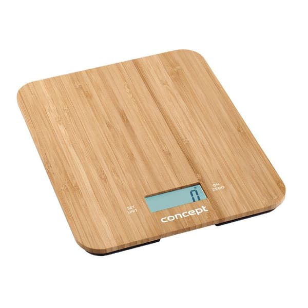 Concept VK5713 Digital köksvåg - Bambu - 15kg Klocka Timer Design Bambu