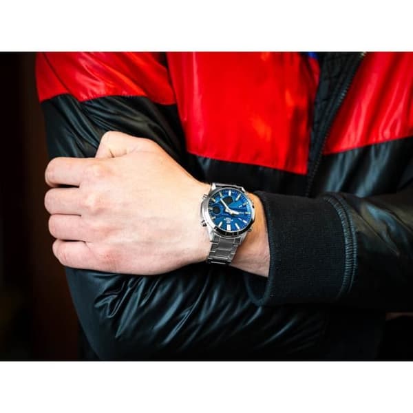 Casio Ur - Mænd - EFV-C120D-2AEF - Sølv Rustfrit stål - 45 mm - 10 bar