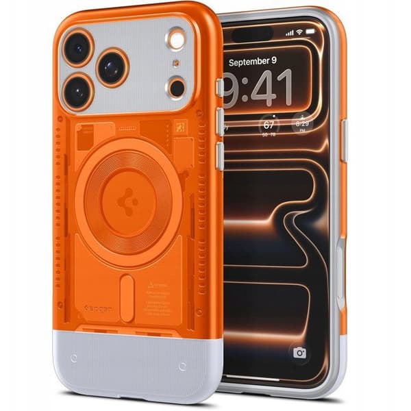 Coque MagSafe Spigen Classic C1 Tangerine