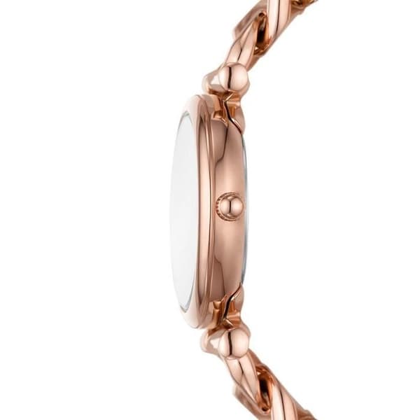 Fossil Ur - Kvinder - ES5330 - Rustfrit stål - Ip-rosé - 28mm - 7mm - Sølv