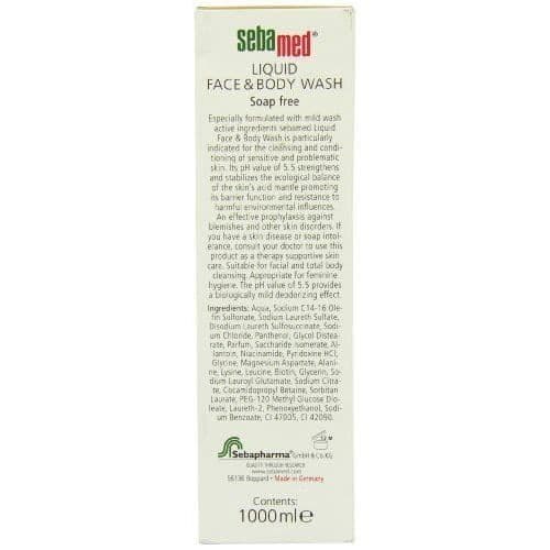Sebamed ansigts- og kropsrens flydende 1 l